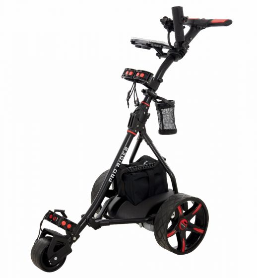 Pro-Rider Deluxe Electric Golf Trolley with GPS/Phone Holder