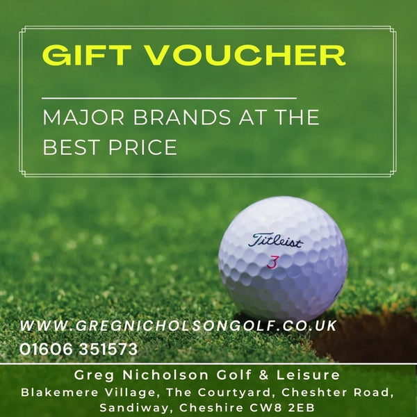 Greg Nicholson Golf Gift Voucher