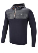 Calvin Klein Quarter Zip Quilted Thermal Hoodie