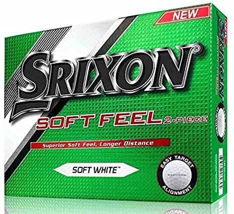 Srixon Super Soft Feel Golf Balls - 1 Dozen (white)